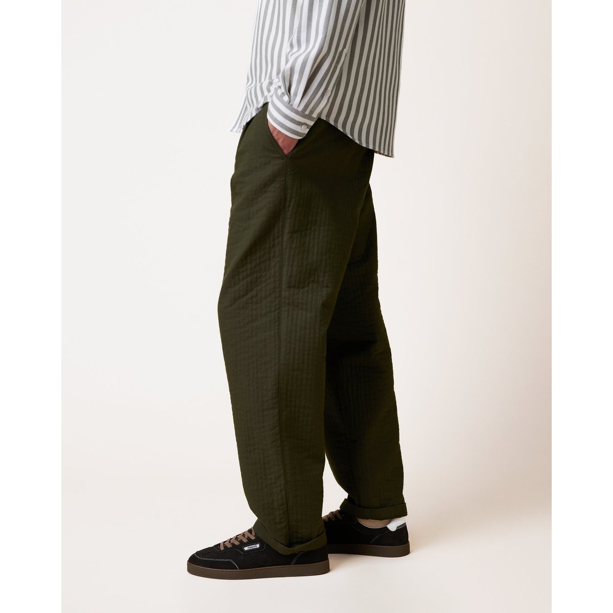Chino en toile kaki, FAGUO