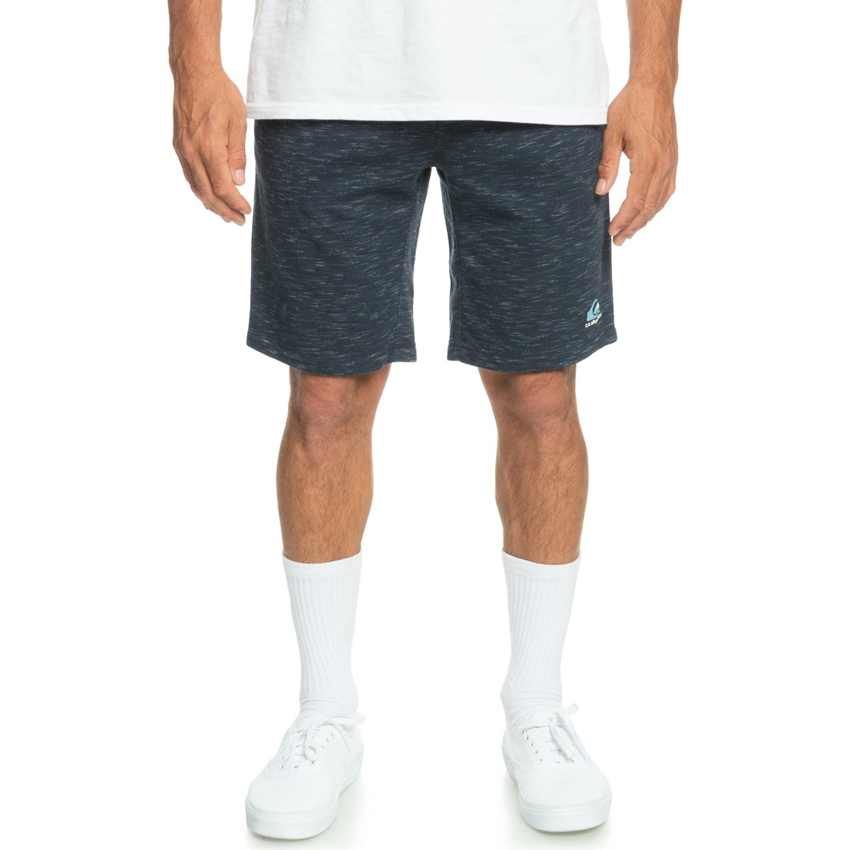 Short en molleton BLOCK SLIM bleu navy blazer block slim, QUIKSILVER