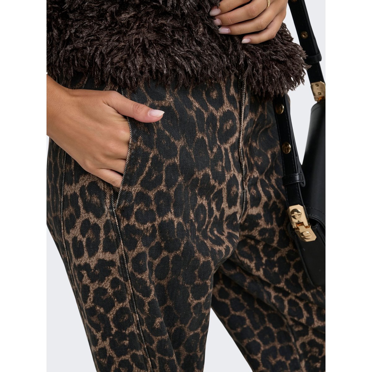 Pantalon marron - fossil 1, JDY