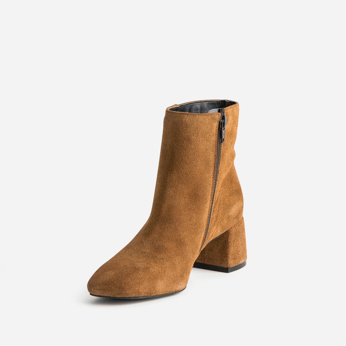 Boots À Talon en cuir SHELBY camel, ERAM