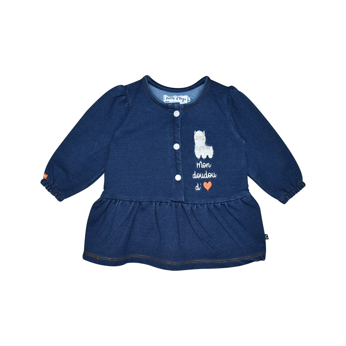 Ensemble tunic legging bandeau pilar maille bleu, SUCRE D'ORGE