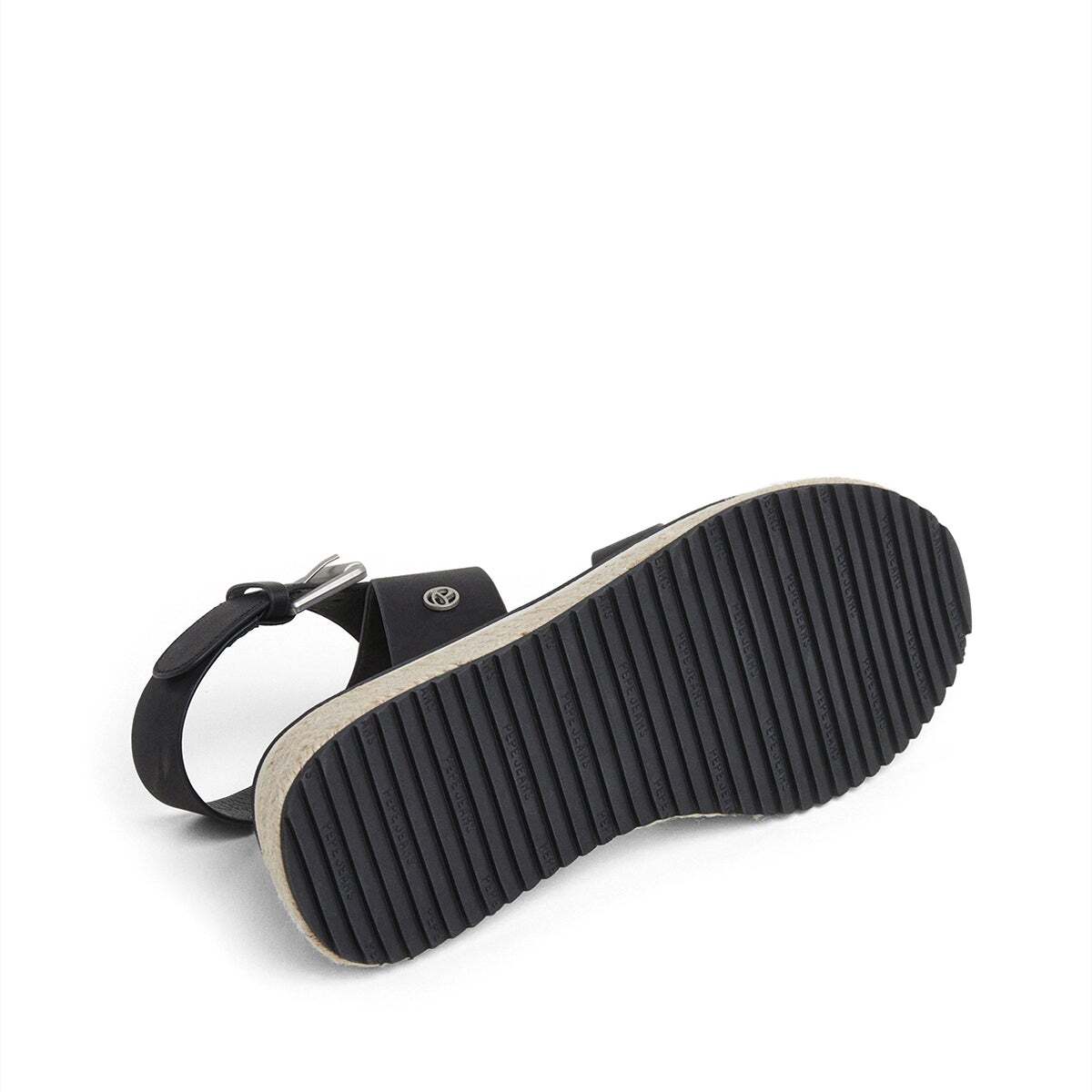 Sandales Compensées À Brides Croisées noir, PEPE JEANS