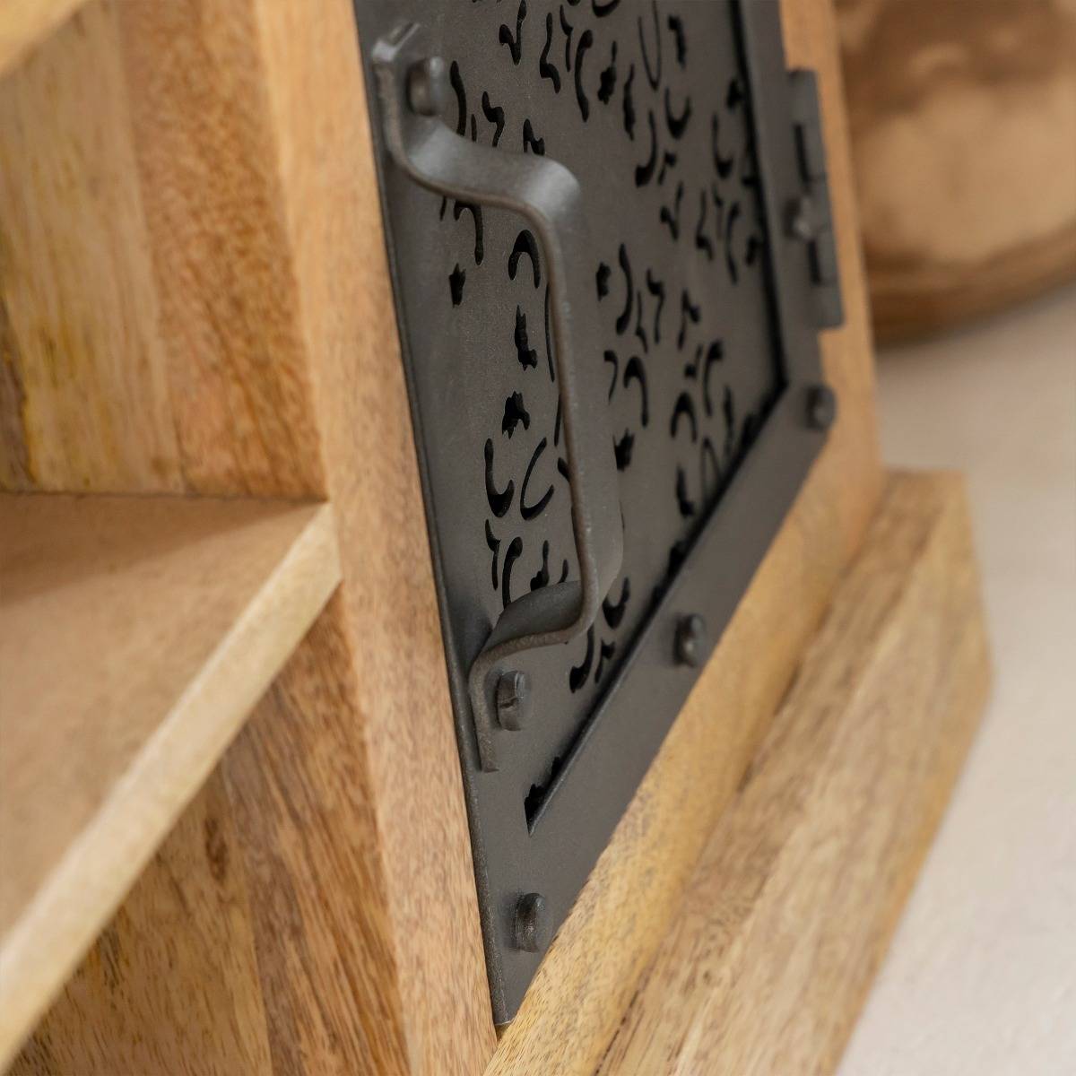 Meuble TV en bois de manguier SAHARA bois clair, MADE IN MEUBLES
