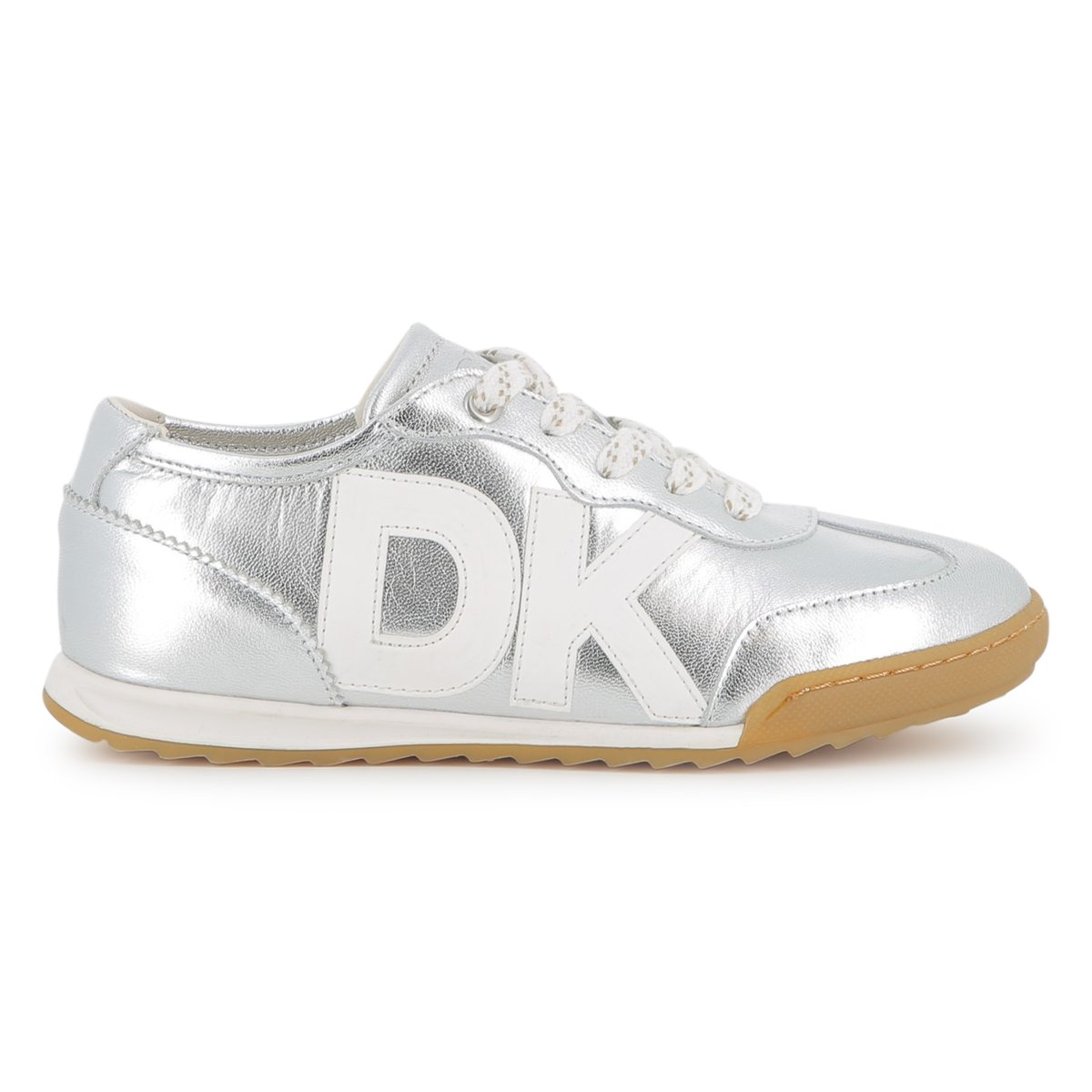 Baskets basses à lacets silver, DKNY