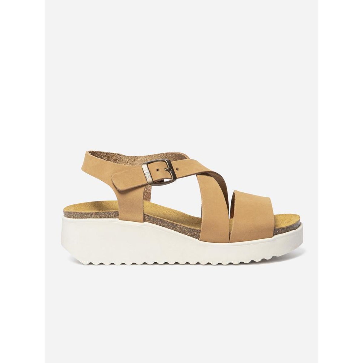 Sandales compensées CLARIAH latte, TBS