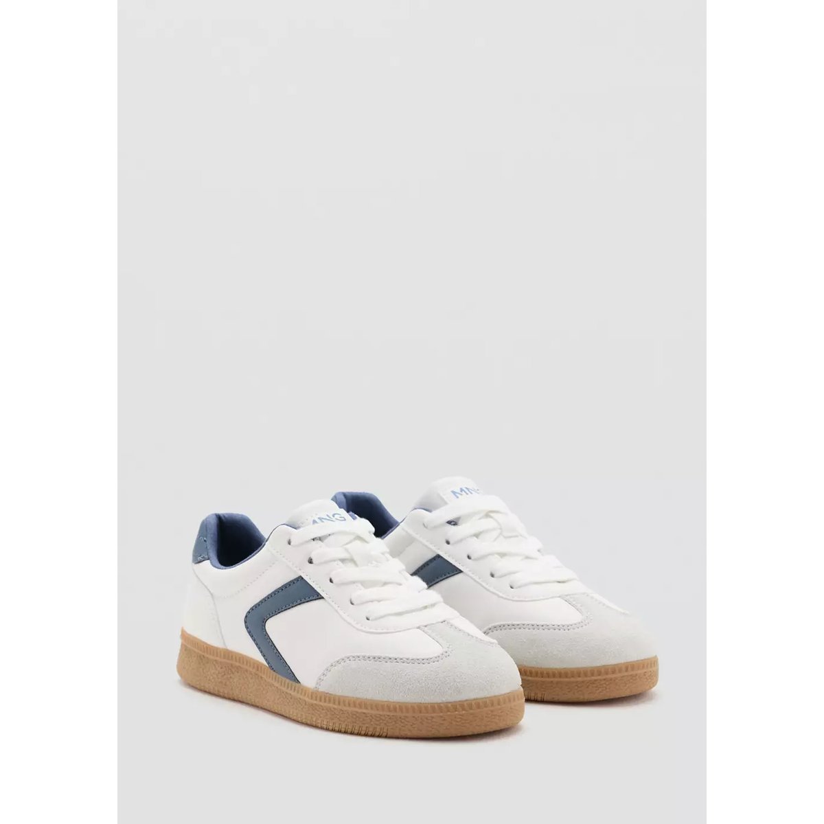 Tennis combinées à lacets blanc, MANGO KIDS