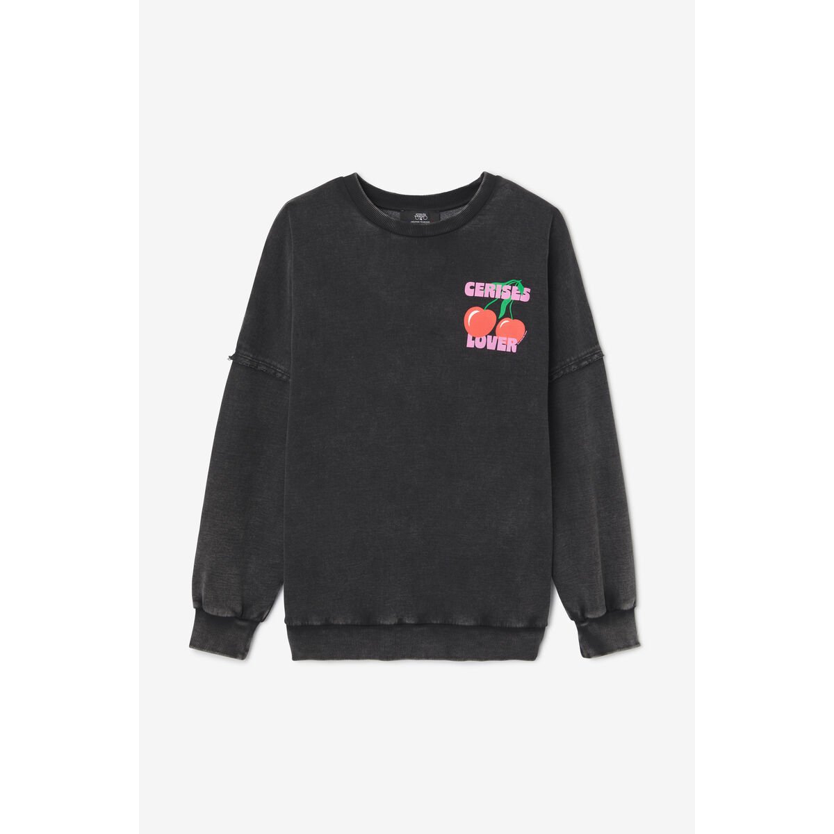 Sweat-Shirt JULES black, LE TEMPS DES CERISES