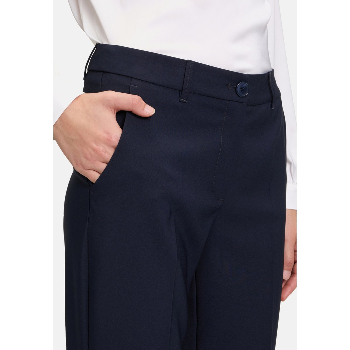 Pantalon business à plis repassés dark sky, BETTY BARCLAY