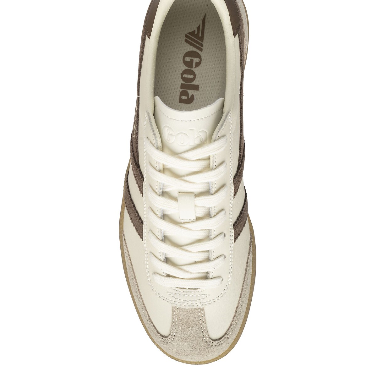 Zapatillas de piel, VIPER LEATHER crudo/marrón, GOLA