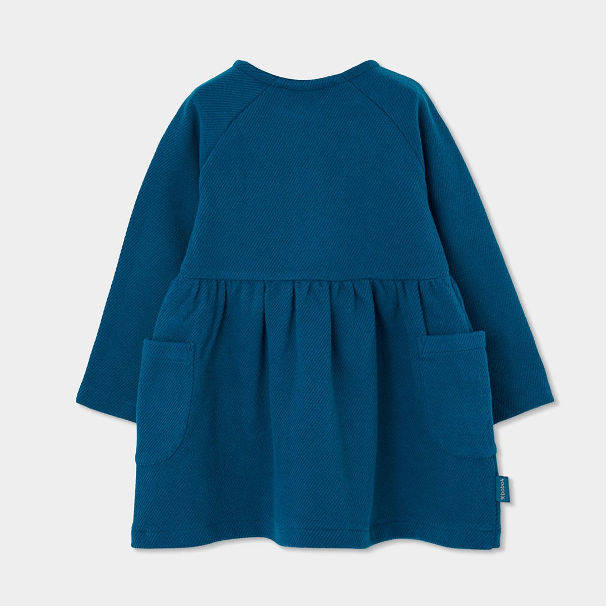 Robe maille imprimée de fleurs noir, BOBOLI