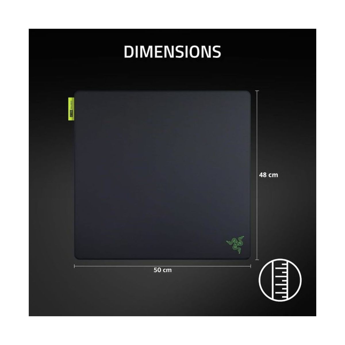 Tapis de souris GIGANTUS V2 PRO L BALANCE couleur unique, RAZER