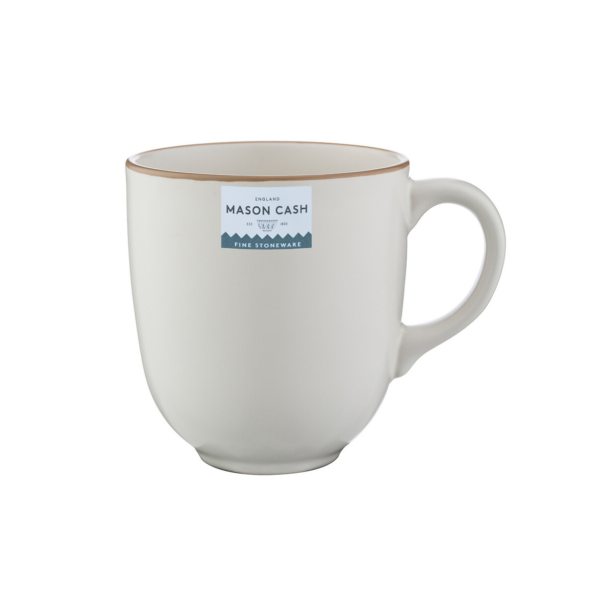 Set of 4 Classic Collection Cream Stoneware Mugs cream, MASON CASH