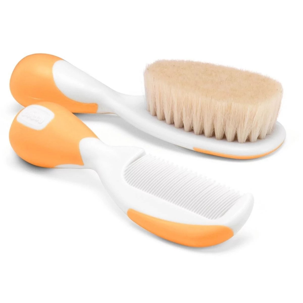 Brosse et peigne orange, CHICCO