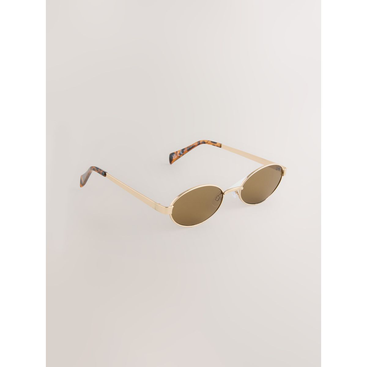 Lunettes de soleil ovales or (métal), NEXT