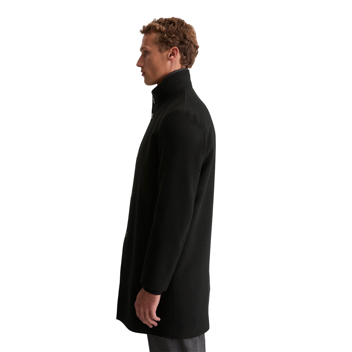 Manteau en laine avec Windshield amovible noir, MARC O'POLO