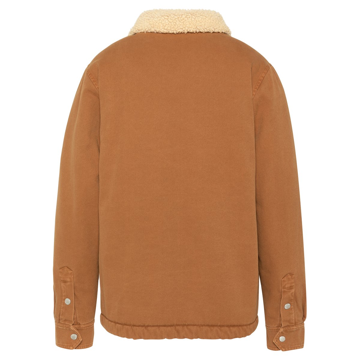 Blouson trucker doublé sherpa camel, SCHOTT