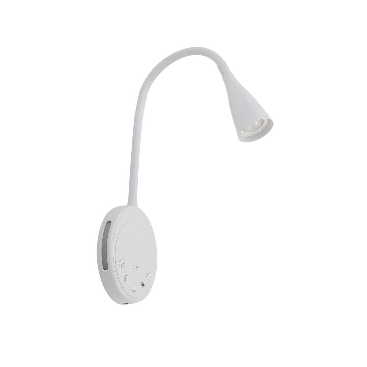 Applique en aluminium moderneLED, Zayna blanc, LINDBY