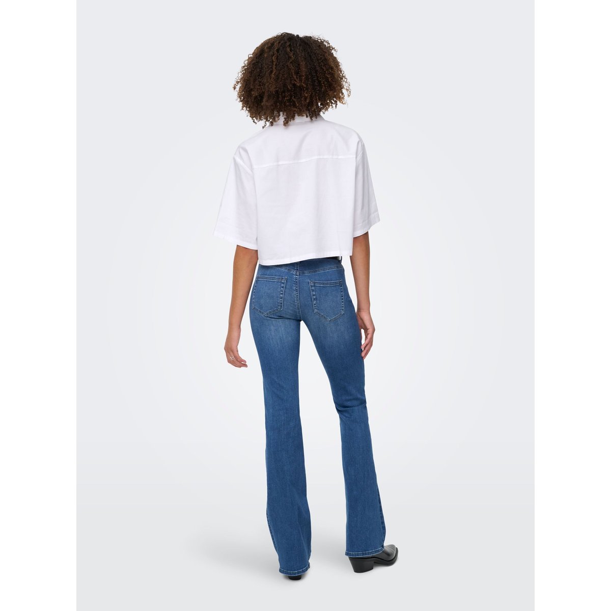 Jean Flared medium blue denim, ONLY