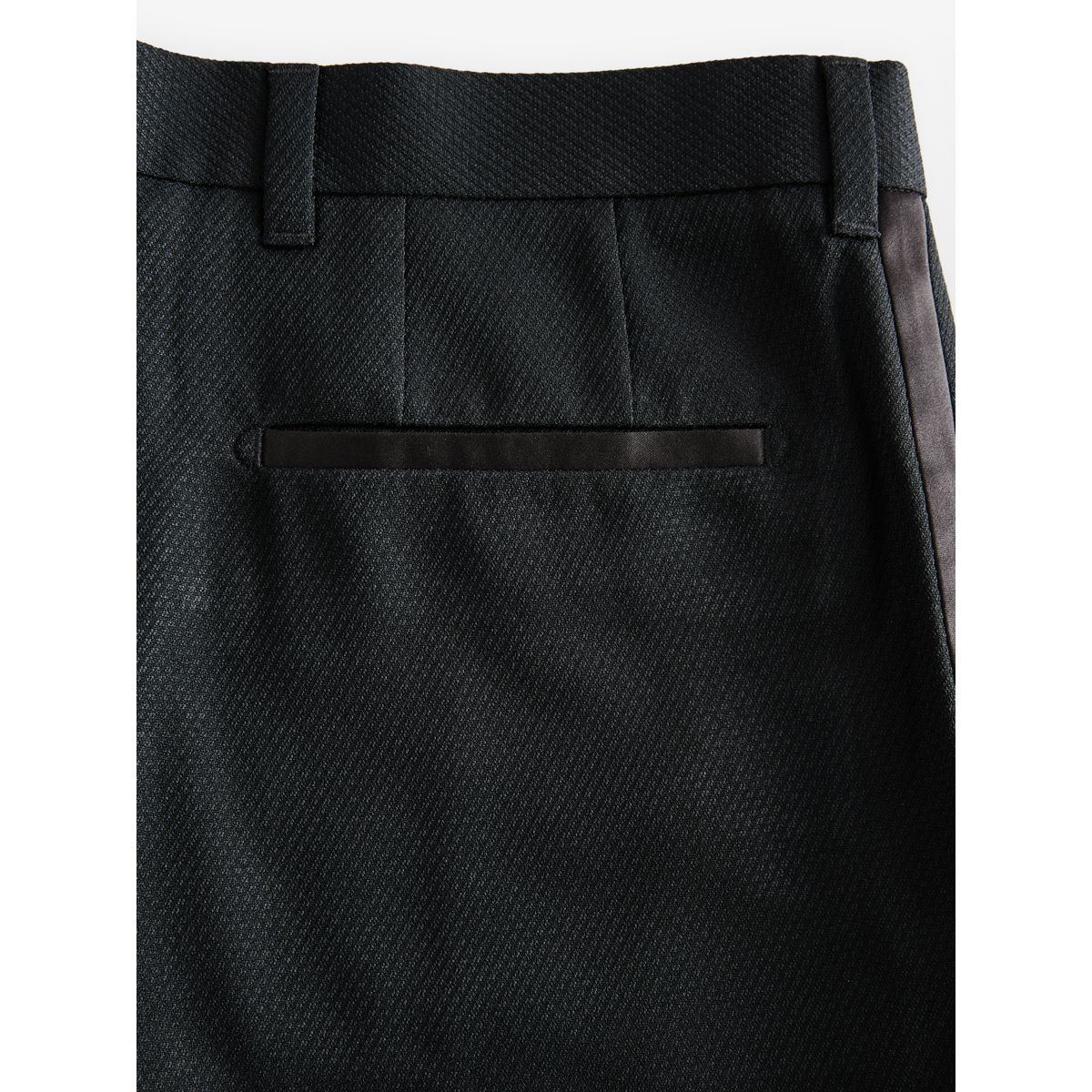 Pantalon de smoking texturé avec bande noir, NEXT