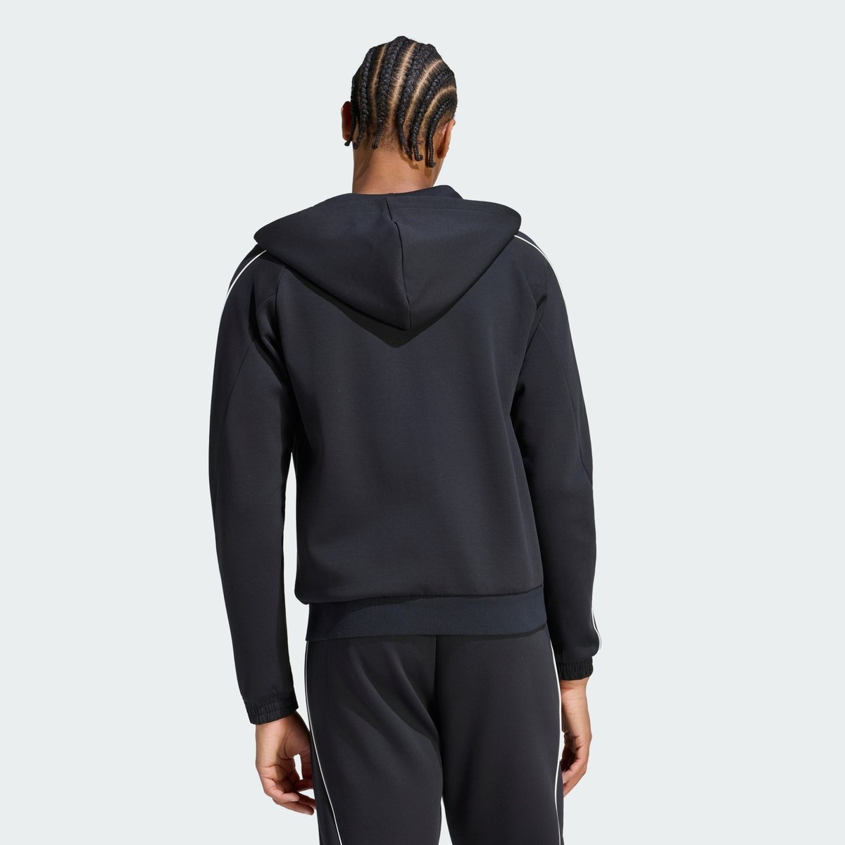 Veste À Capuche Zip Intégral Petit Logo Stadium Veste À Capuche Zip Intégral Petit Logo Stadium black, ADIDAS SPORTSWEAR