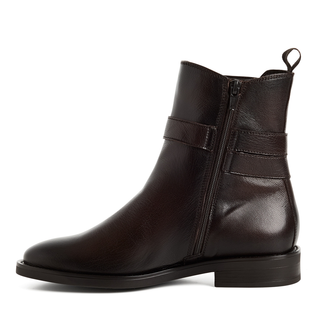 Bottine Chelsea en cuir marron mocca, TAMARIS