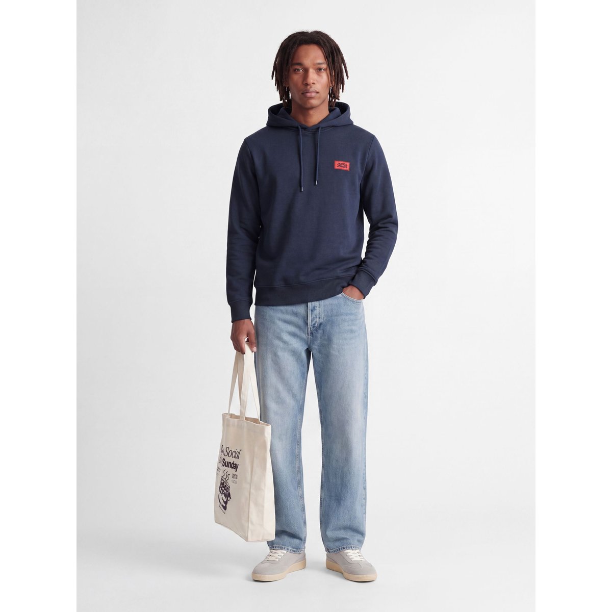 Sweat À Capuche navy blazer 1, JACK & JONES