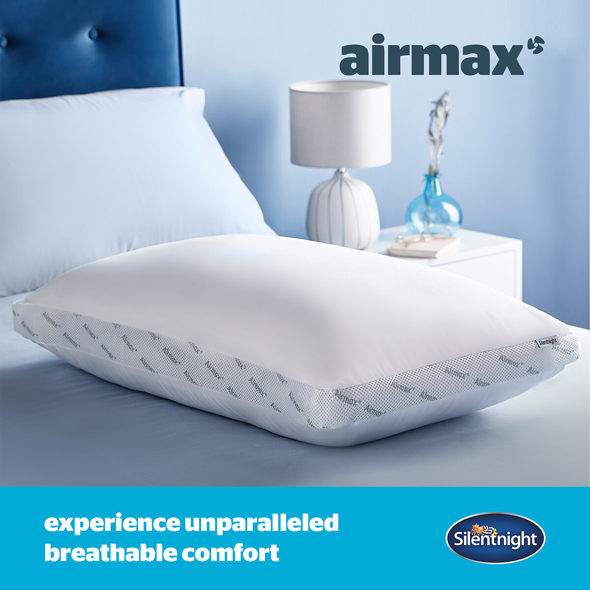 Airmax Hypoallergenic Pillow white, SILENTNIGHT