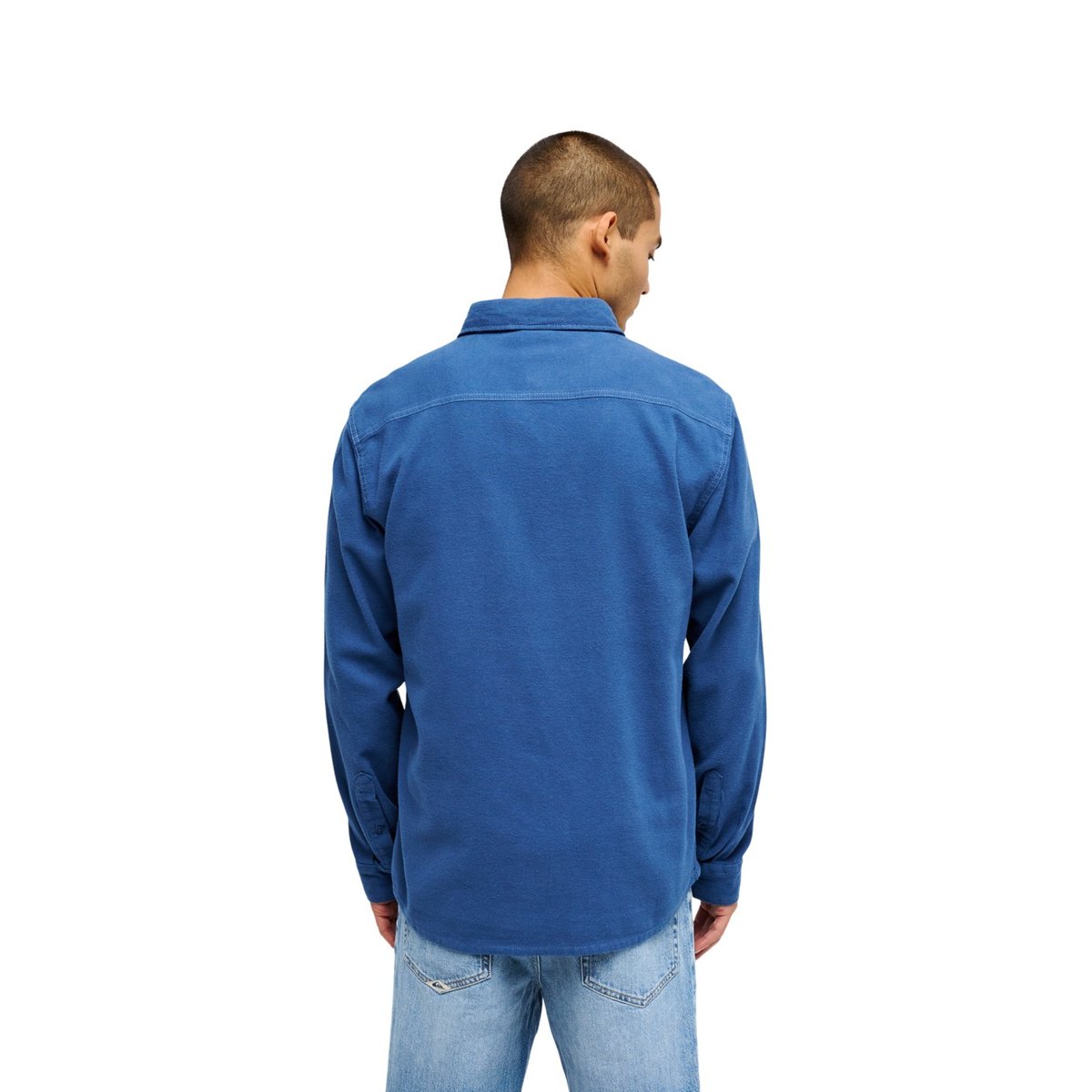 Chemise manches longues MOTHERFLY SOLID bleu dark denim, QUIKSILVER