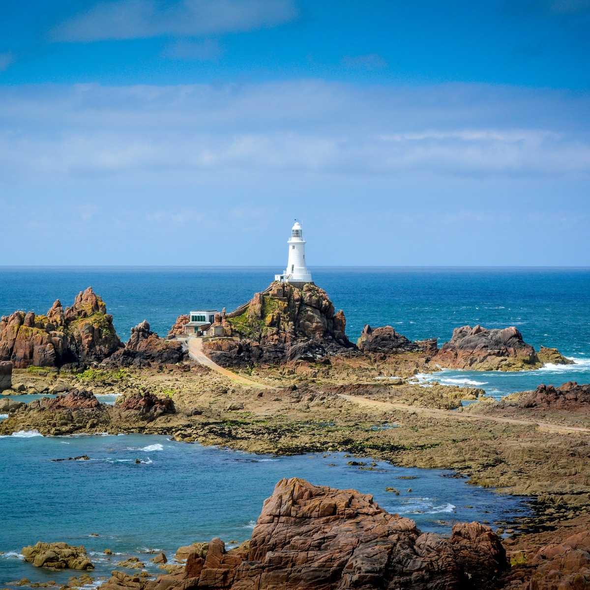 Tableau Mural Phare De Jersey Face À La Mer MER tableaux sur toile-bleu, CEANOTHE