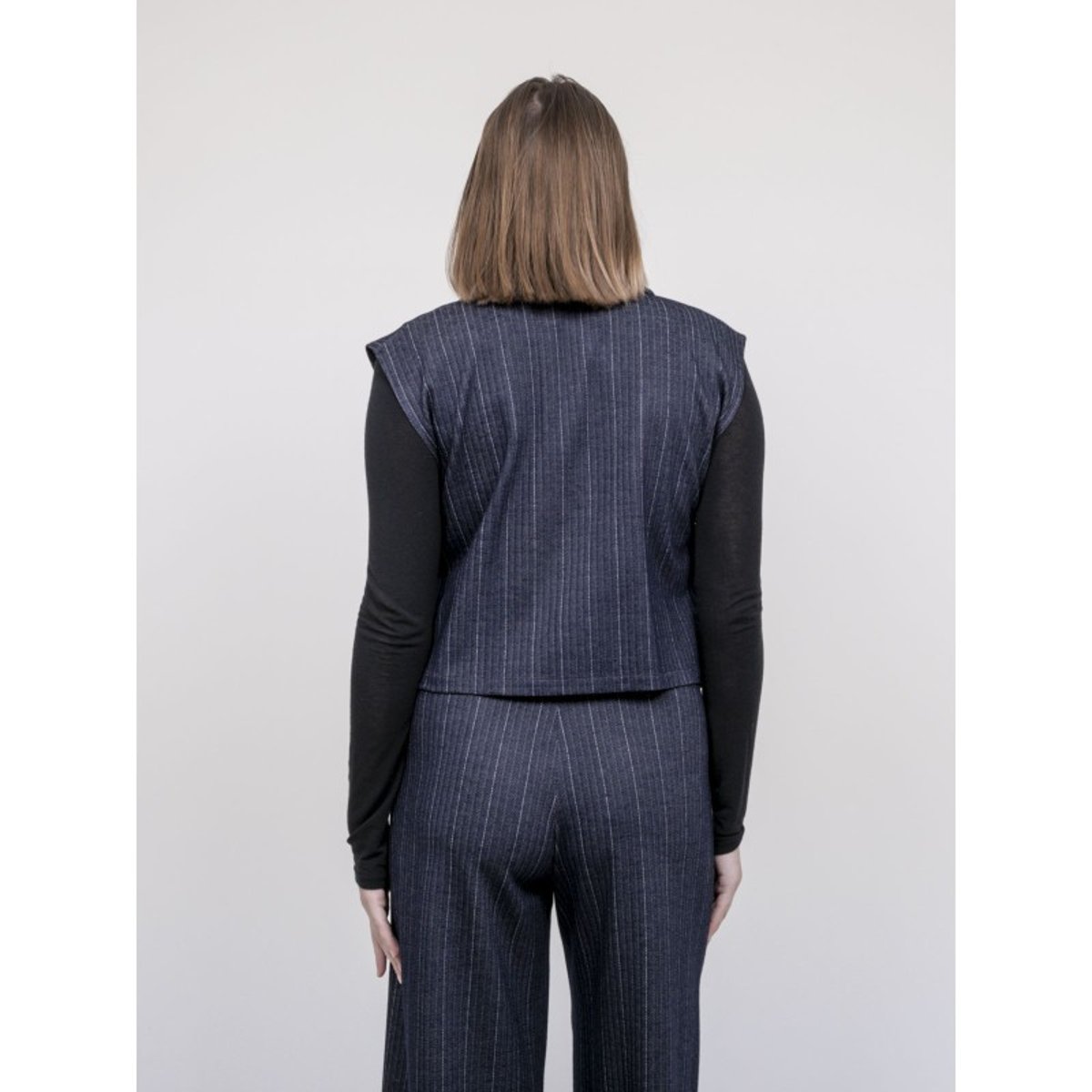 Veste Sans Manches Umagine bleu marine, DONA LISA