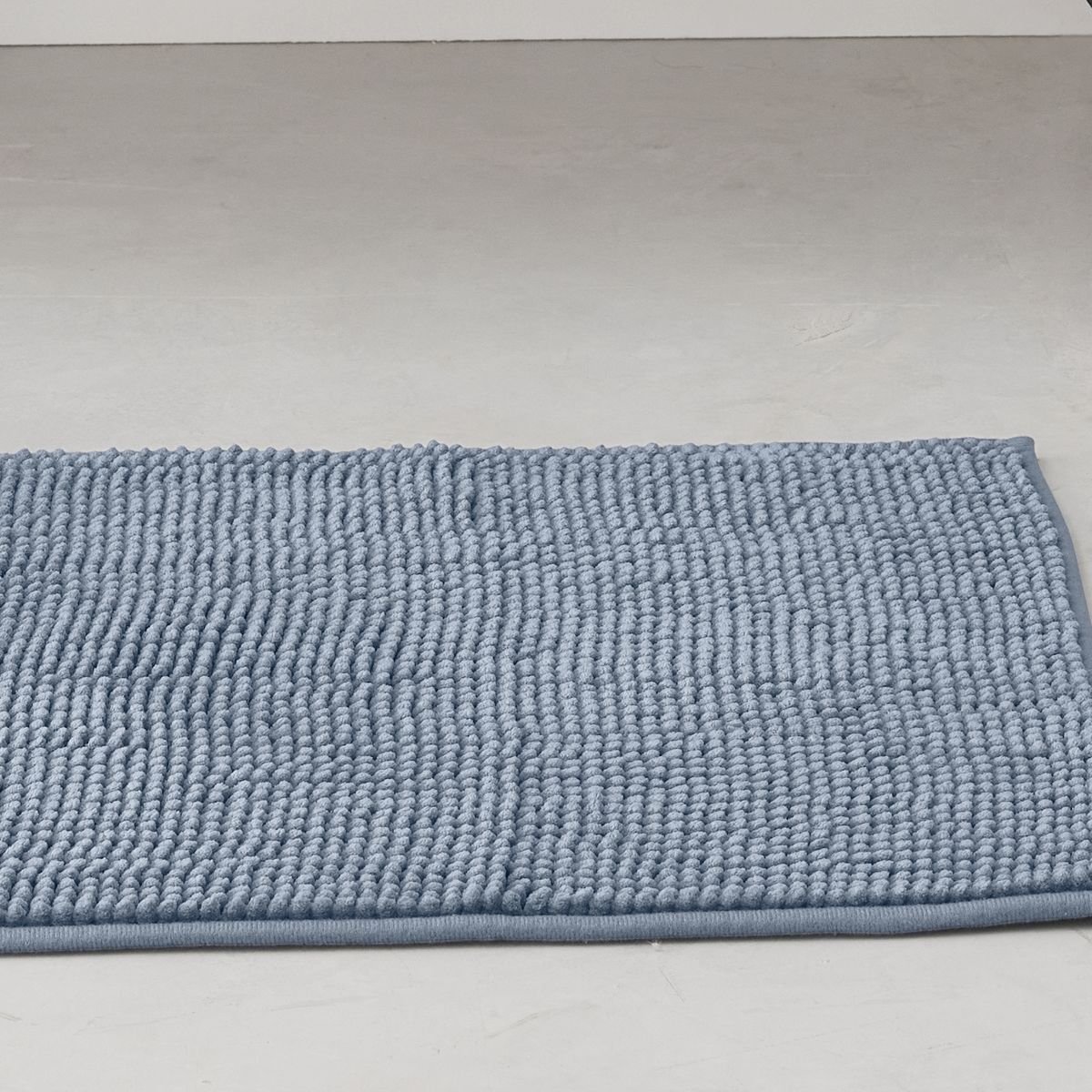 Tapis de bain Bubble uni ESSENTIAL bleu ardoise, TODAY