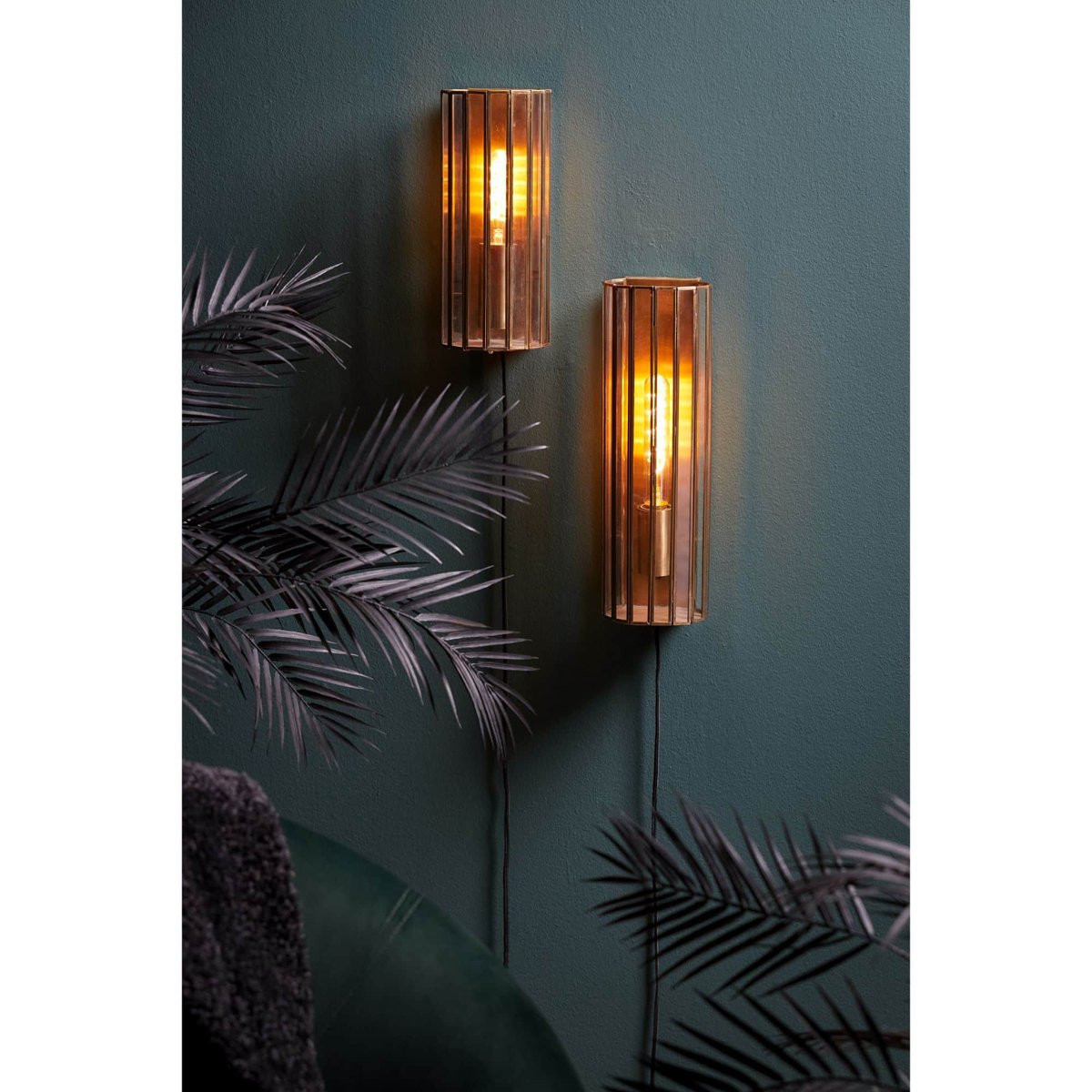 Applique Murale Métal STRØBY bronze antique, LIGHT & LIVING