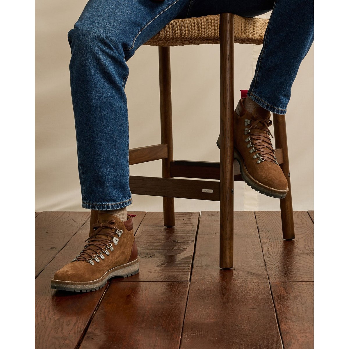 Chaussures cuir HAWTHORN camel, FAGUO