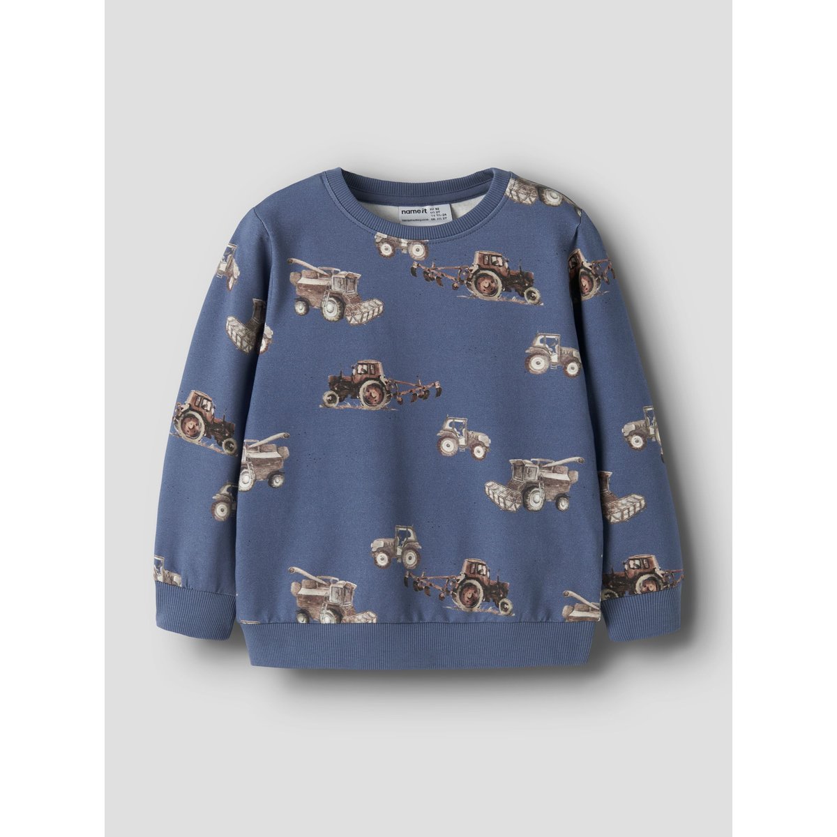 Sweat-Shirt vintage indigo, NAME IT