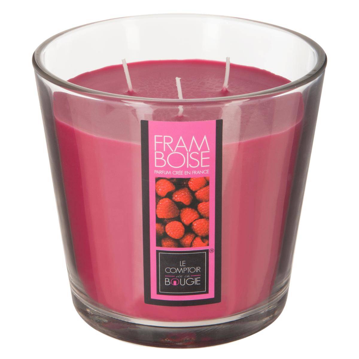Bougie parfumée rose, ATMOSPHERA