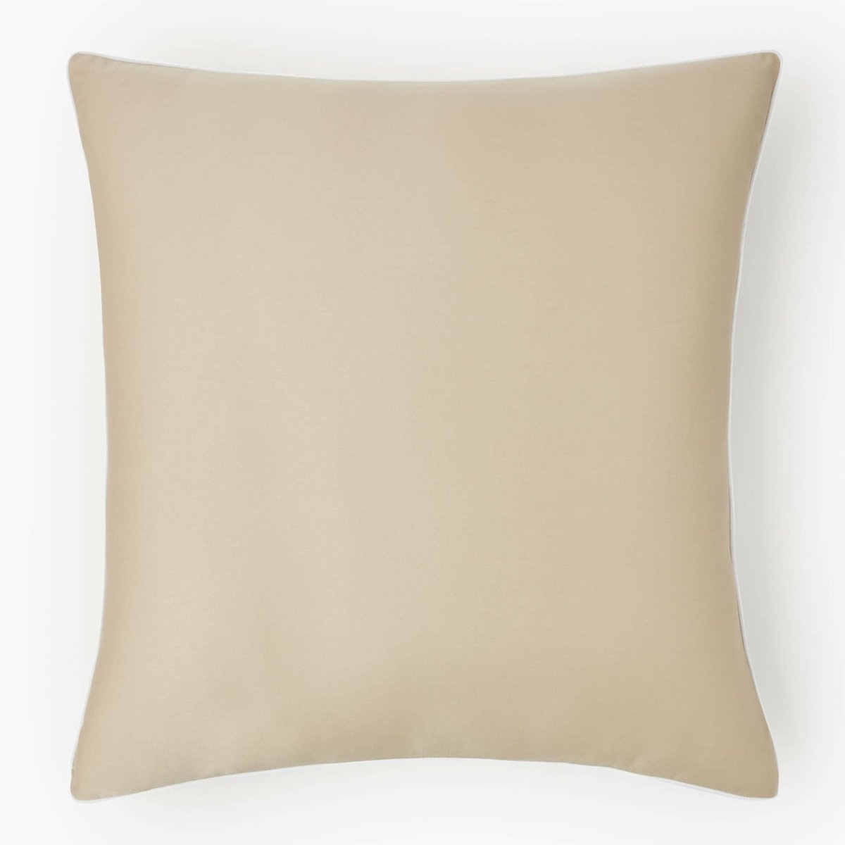 Taie d'oreiller, satin de coton bio bis, MONOPRIX