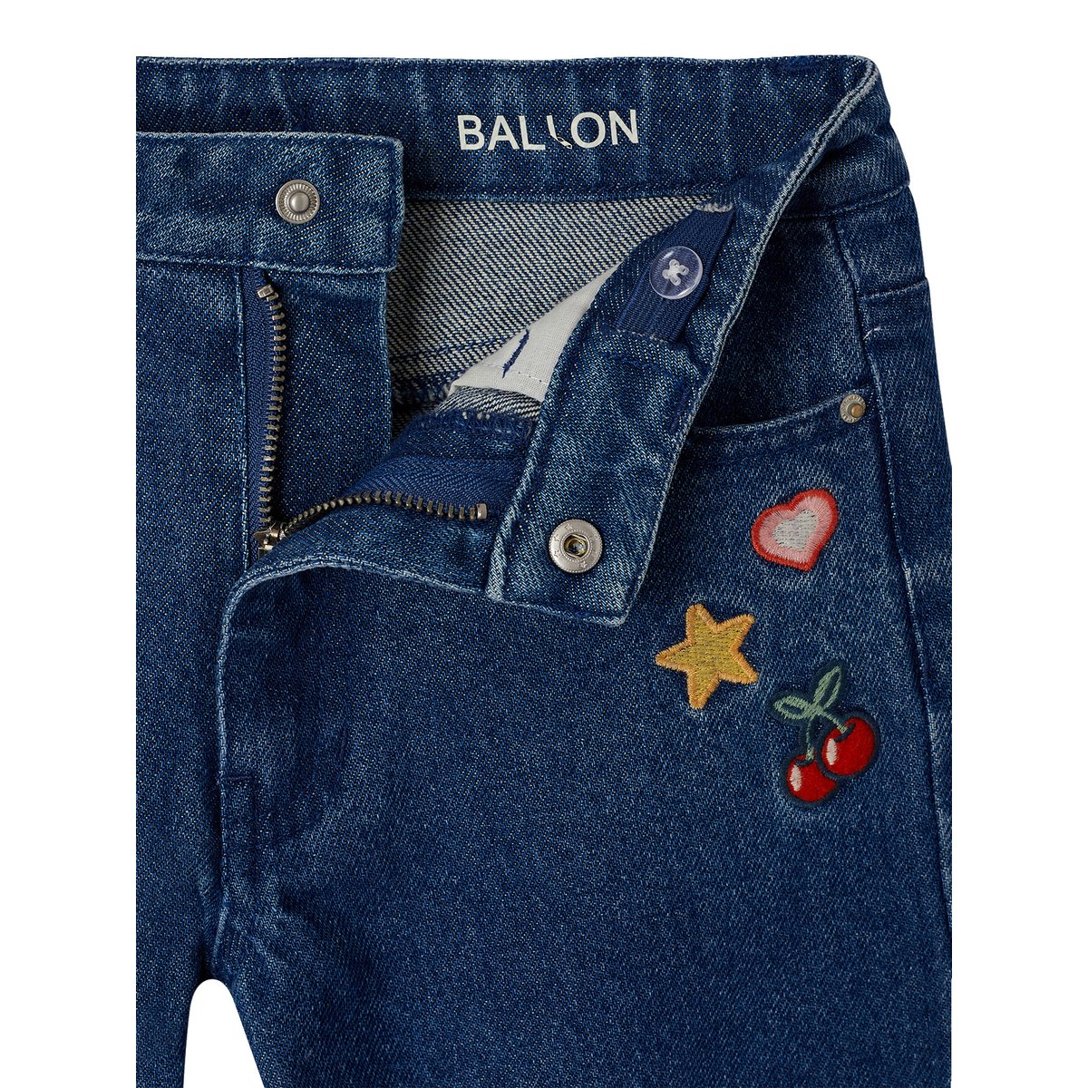 Jean ballon bleu moyen, VERTBAUDET