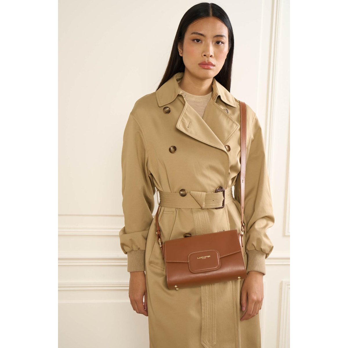 Sac trotteur PARIS PAD camel, LANCASTER