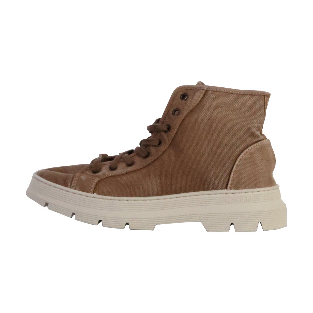 Basket Montante à Lacets Bota Enzimatica beige enz, NATURAL WORLD