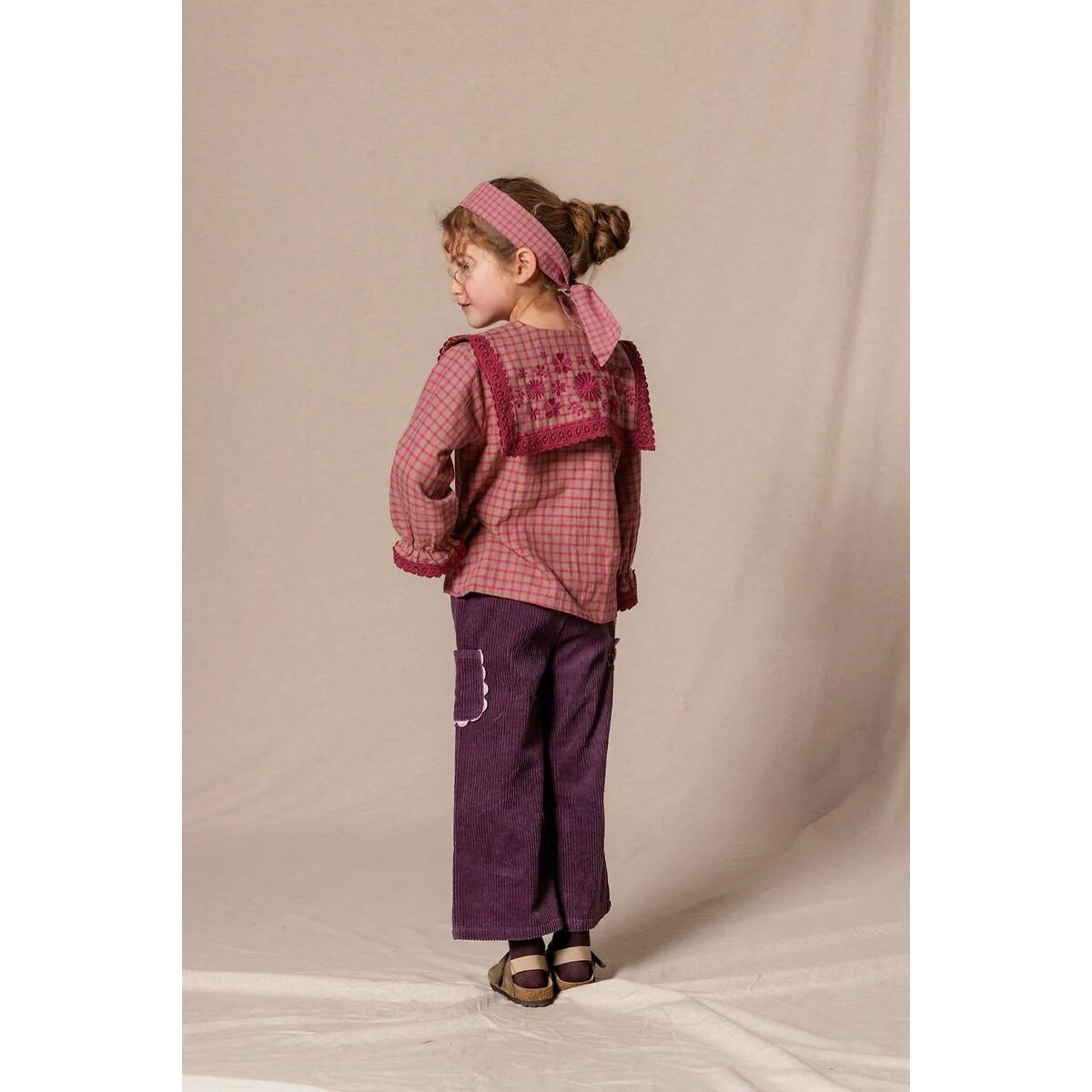 Pantalon en velours PRATIK violet, APACHES COLLECTIONS