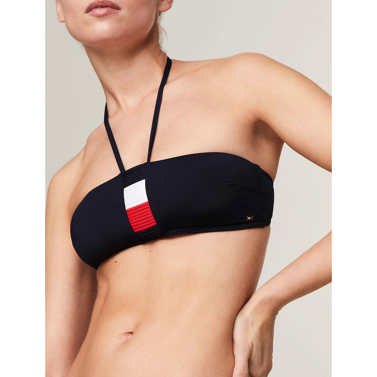 Haut de maillot de bain bandeau Elevated marine, TOMMY HILFIGER