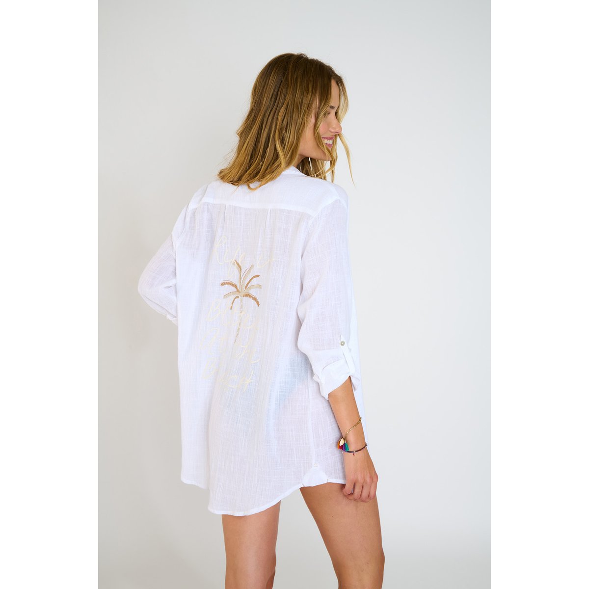 Chemise Garel - ZELENA blanc, BANANA MOON