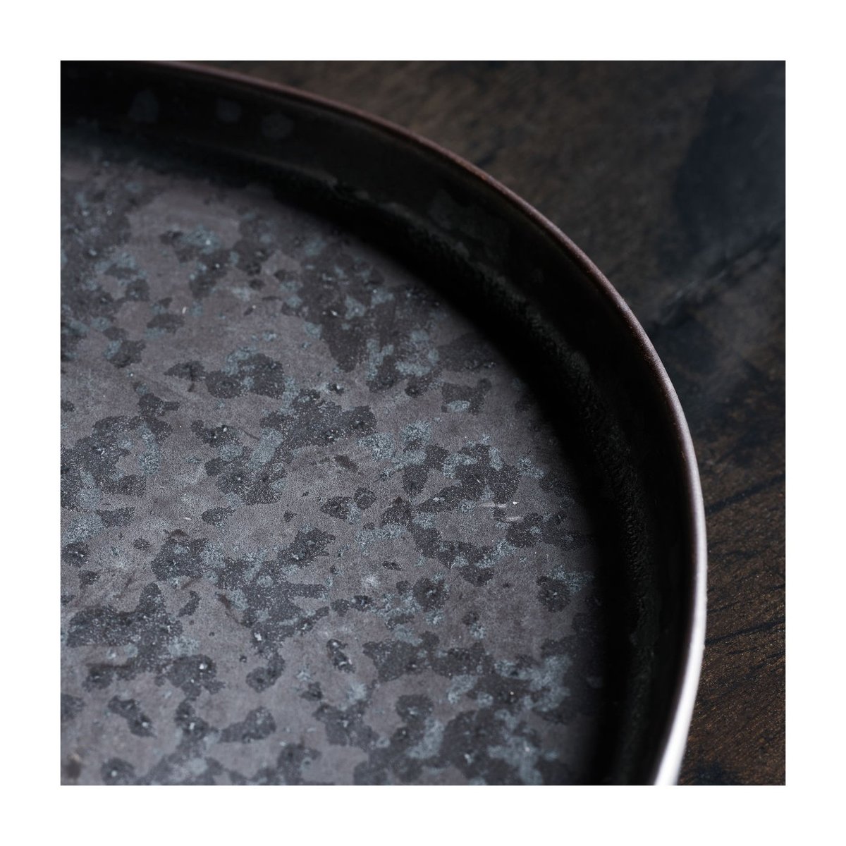 Plat de Service 30 x 19 cm Pion noir, HOUSE DOCTOR
