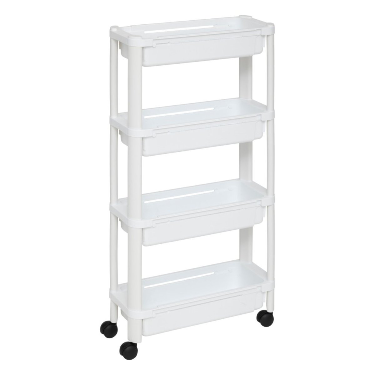 Resserre extensible 4 niveaux blanc blanc, ATMOSPHERA