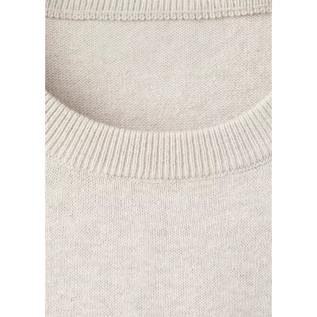 Pull-over 100 % coton maille fine beige, MANGO KIDS