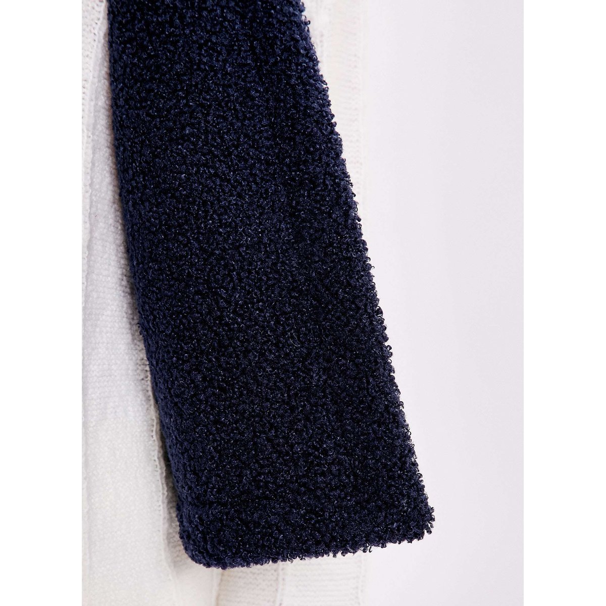 Gilet sherpa sans manche réversible RISI bleu marine, LA FIANCÉE