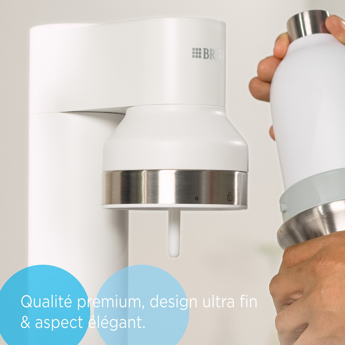 Machine à soda SodaTrio 1046730 blanc, BRITA