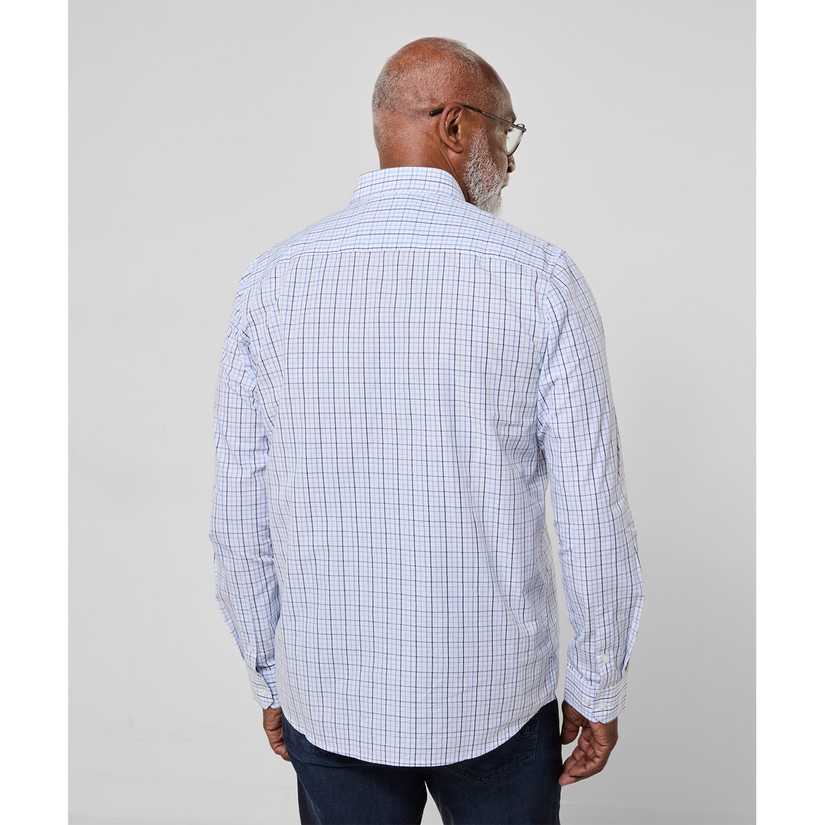 Superbe Chemise à Carreaux Tattersall bleu, JOE BROWNS