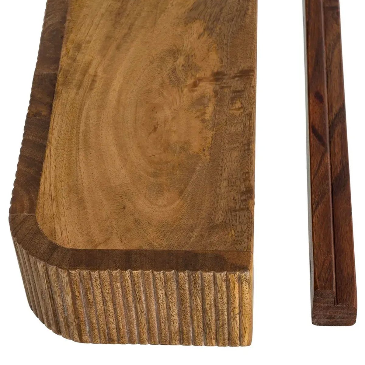 Table de chevet murale en bois de manguier 55x15x7.5cm bois, WADIGA