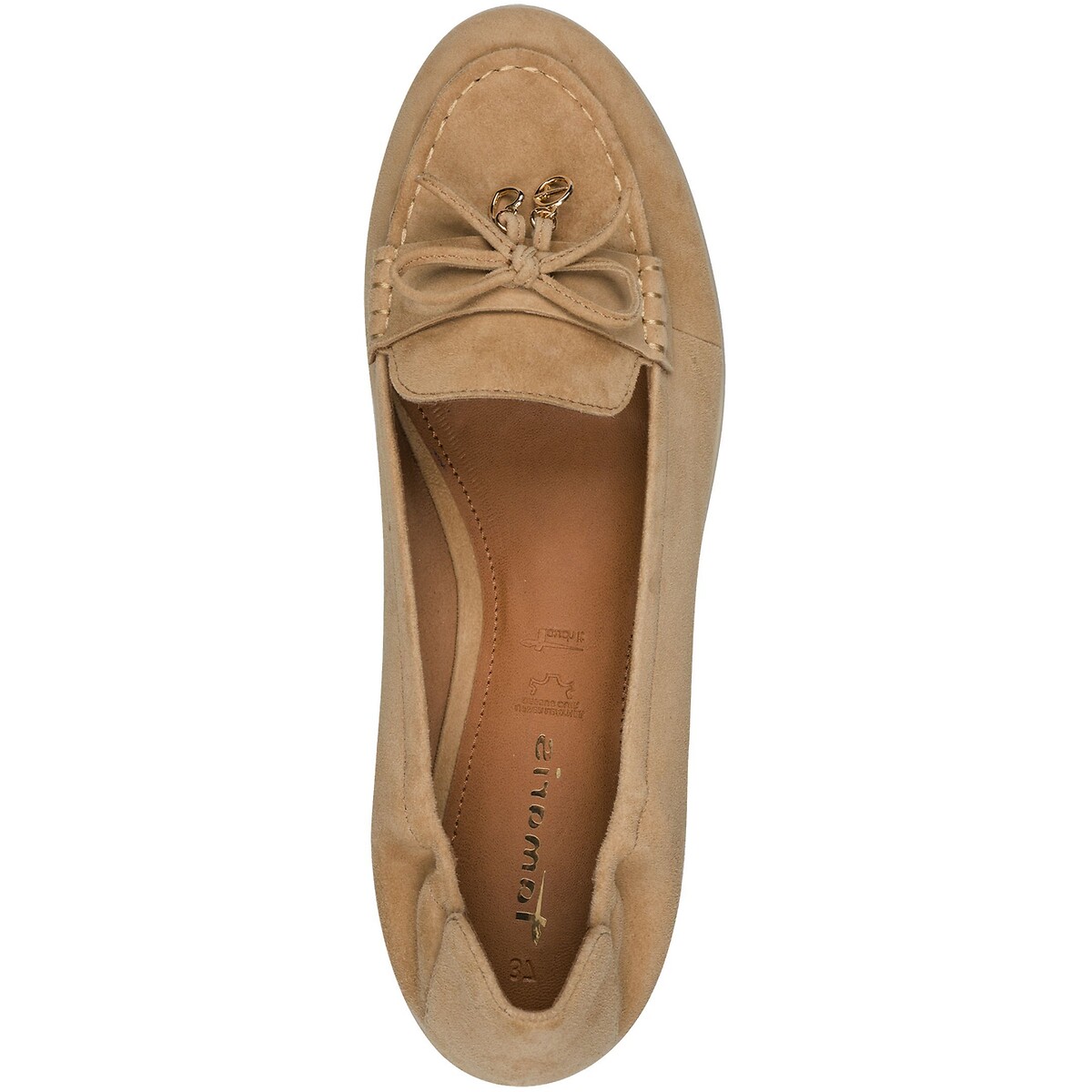 Loafers in leer tan, TAMARIS